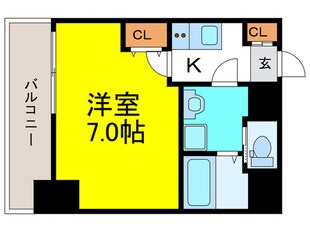 meetMe梅田西の物件間取画像